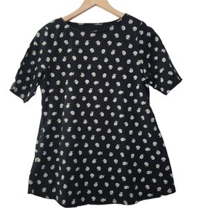 Women's Size M J. Jill Pima Shirttail Tee EUC